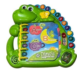 LeapFrog Dino's Delightful Day Alphabet Book, Green